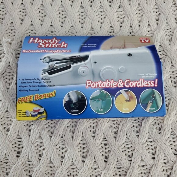 Handy Stitch Portable Cordless Handheld Sewing Machine - Picture 1 of 4